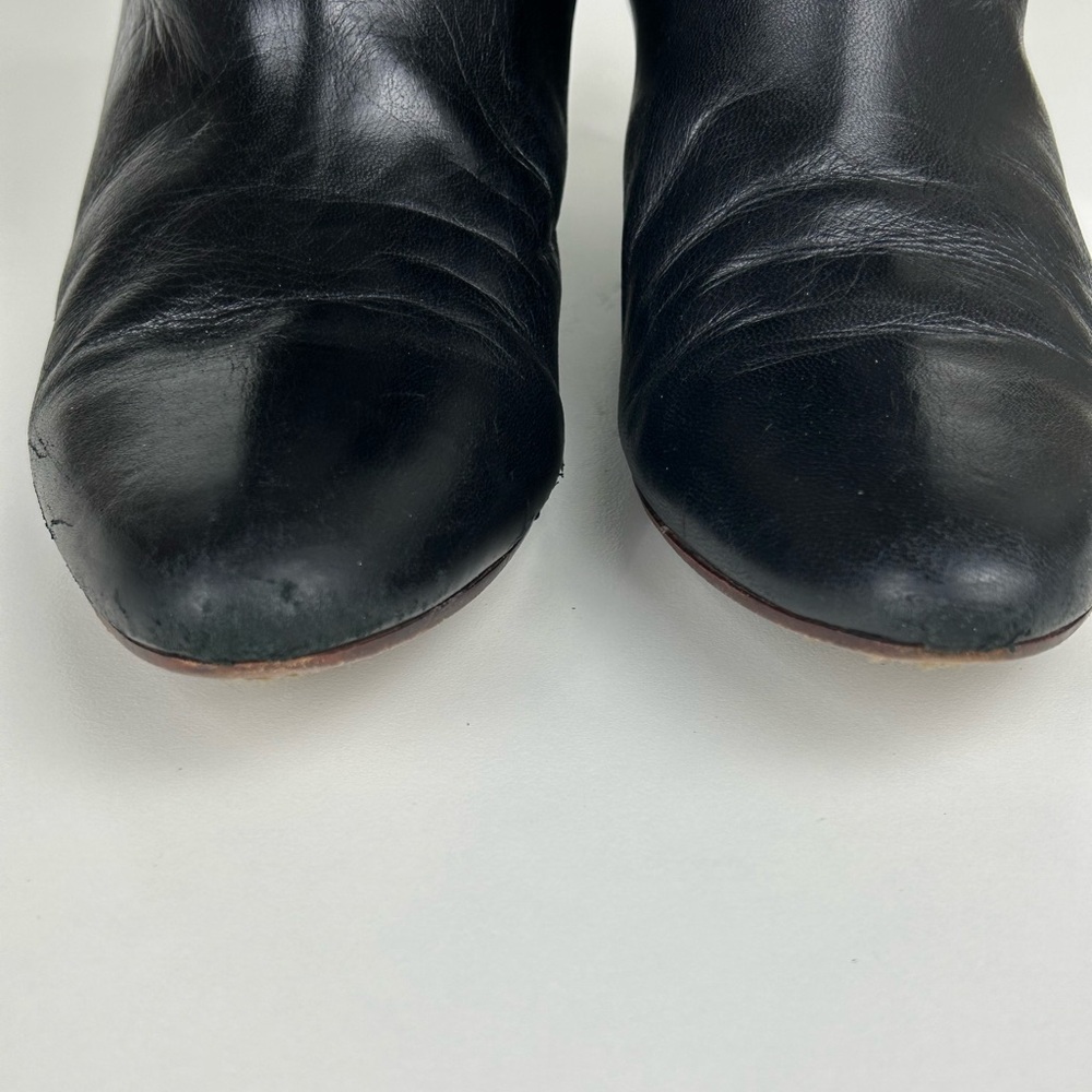 VINTAGE FRYE ANKLE BOOTS BLACK SIZE 7 - Picture 6 of 13